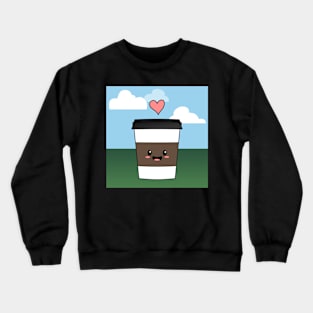 Happy little coffee Crewneck Sweatshirt